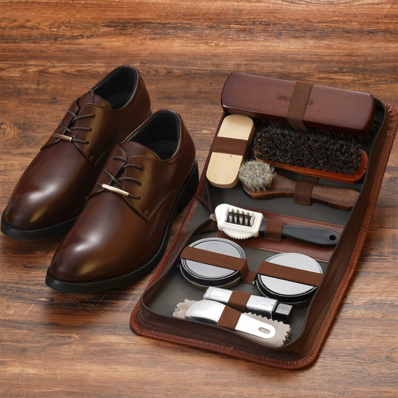 Sneaker Care Products - Sikat sepatu HorseHair, Set alat pembersih
