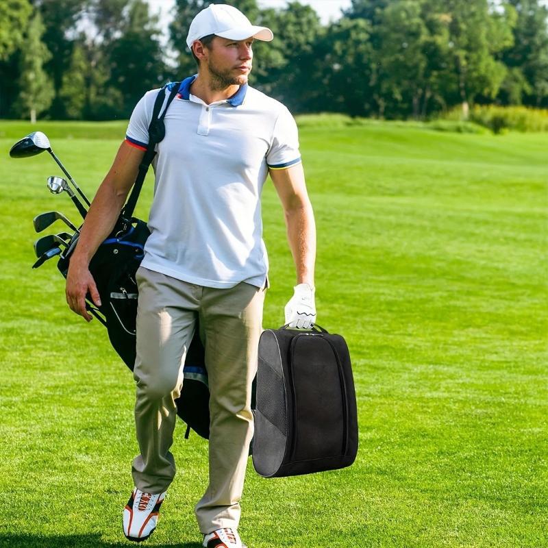 Tas Sepatu Golf Portabel Kapas - Shoe Bag Dust ulasan dan harga