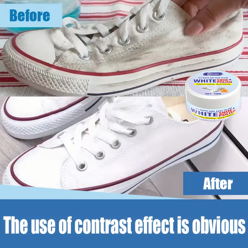 Krim Perawatan Sepatu Putih, P - Sneaker Care Whitener ulasan dan harga